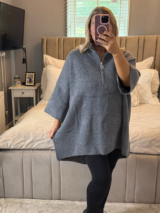 1/4 zip snuggle top