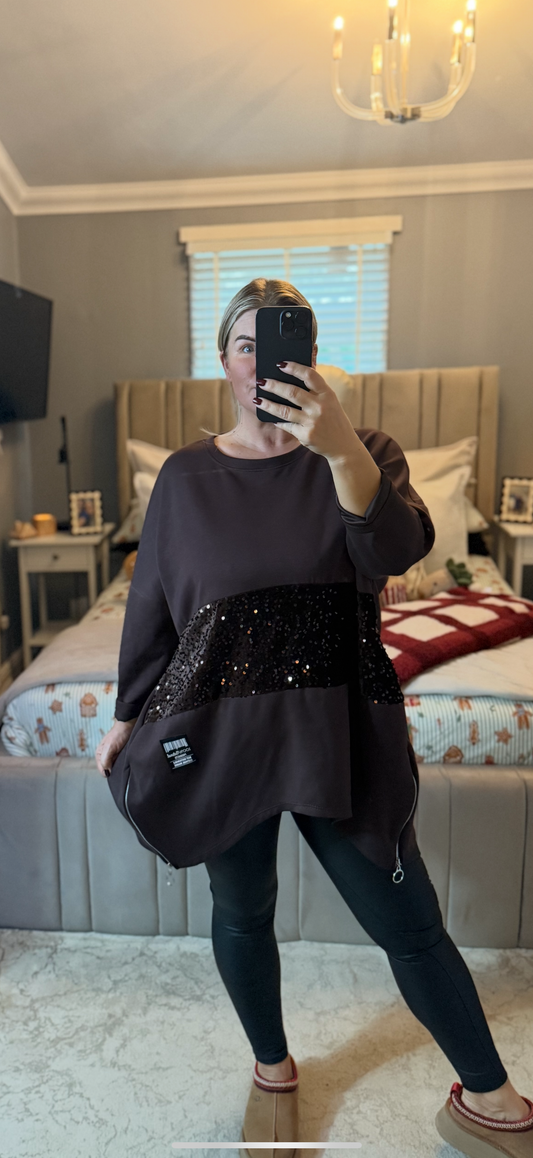 Glitter zip top 3 colours  💕